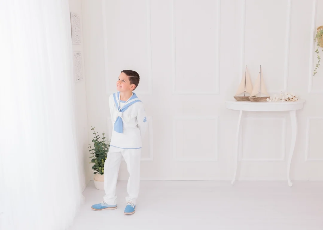Fotografía de Primera Comunión en estudio en Guadarrama, Madrid