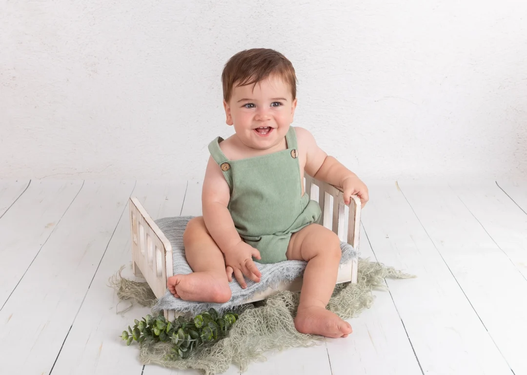 Book de fotos para bebés de 4 a 12 meses con estilo natural y atemporal