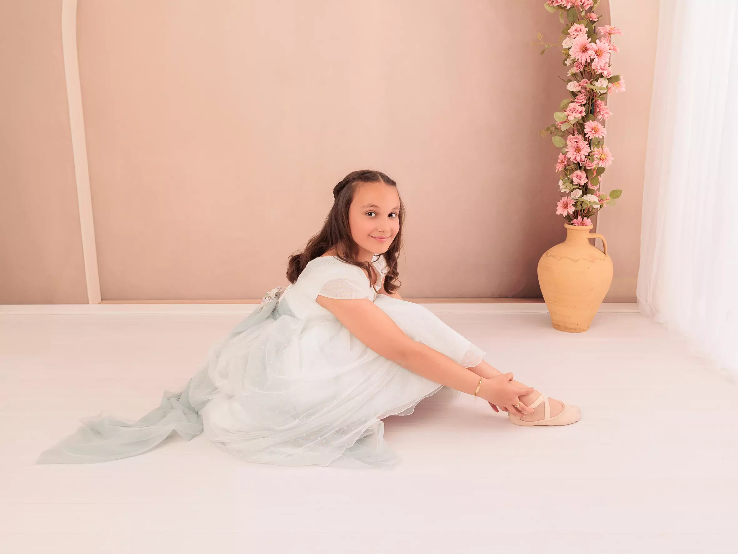 Fotografía de Primera Comunión en estudio en Guadarrama, Madrid
